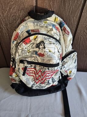 Wonder Woman DC Comics Backpack Full Size